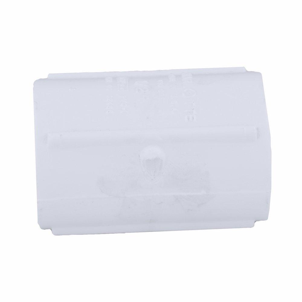 White PVC Schedule 40 Threaded Coupling 