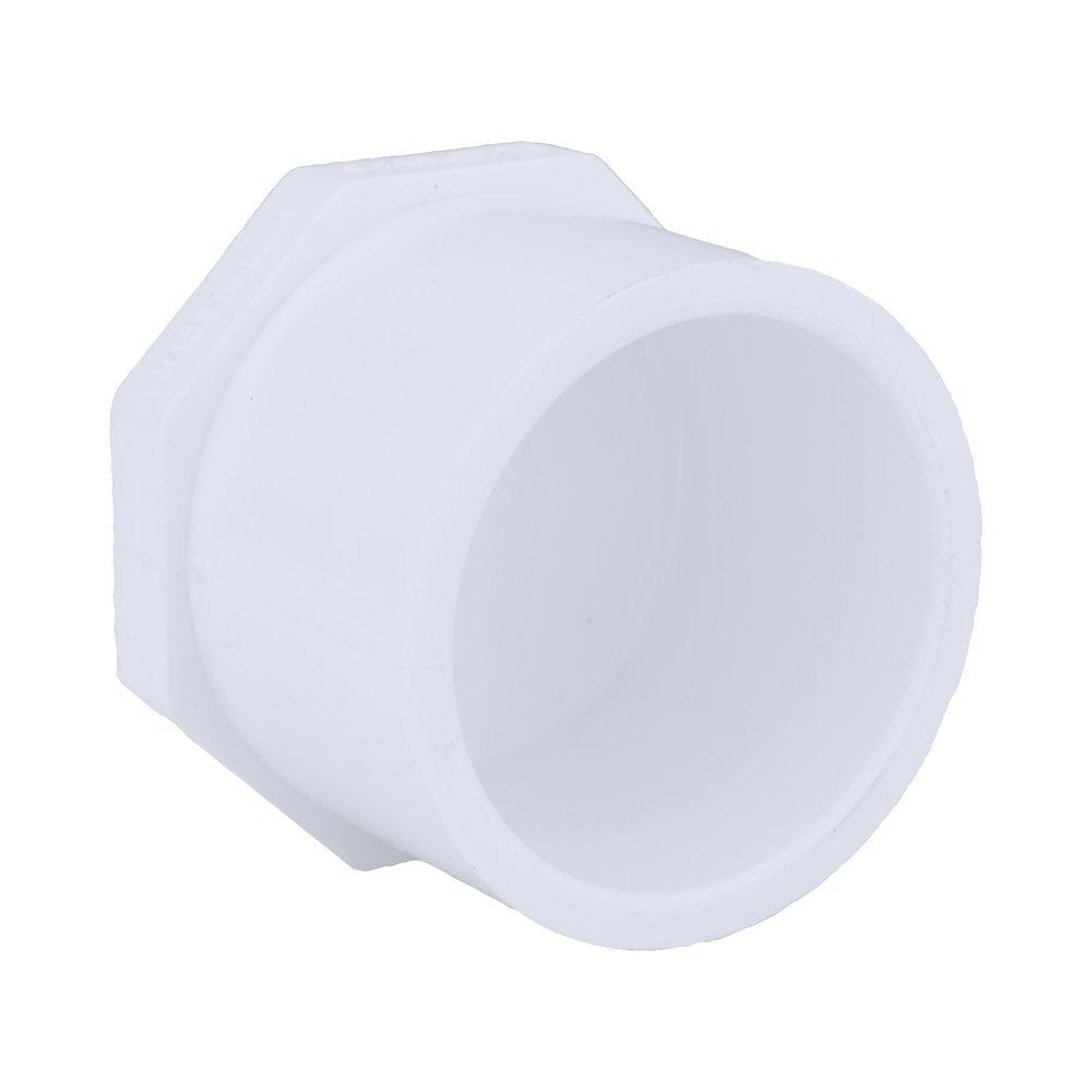 White PVC Schedule 40 Plug 