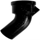 Black Spigot x Hub Extra Heavy Cast Iron 1/8 Degree Bend 