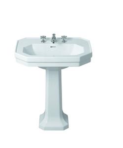 Pedestal Sink Base in White