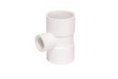 White PVC Schedule 40 Female Tee (S x S x FPT) 