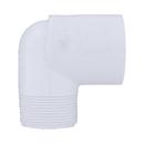 White PVC Schedule 40 90&deg; Socket x MPT Elbow 