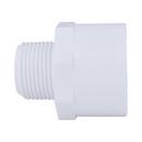 White PVC Schedule 40 Male Adapter 