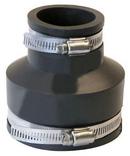 Fernco Clamp Reducing Plastic Coupling with Stainless Steel Band 