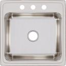 Elkay Lustrous Satin 22 x 22 in. Stainless Steel Single Bowl Drop-in Kitchen Sink in Lustrous Satin 