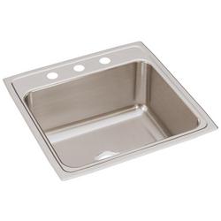 22 in. Drop-in Stainless Steel Single Bowl Kitchen Sink in Lustrous Satin