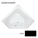 JACUZZI&reg; Black 60 x 60 in. Soaker Corner Bathtub 