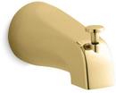 KOHLER Vibrant&reg; Polished Brass 4-7/8 in. Diverter Bath Spout with NPT Connection 