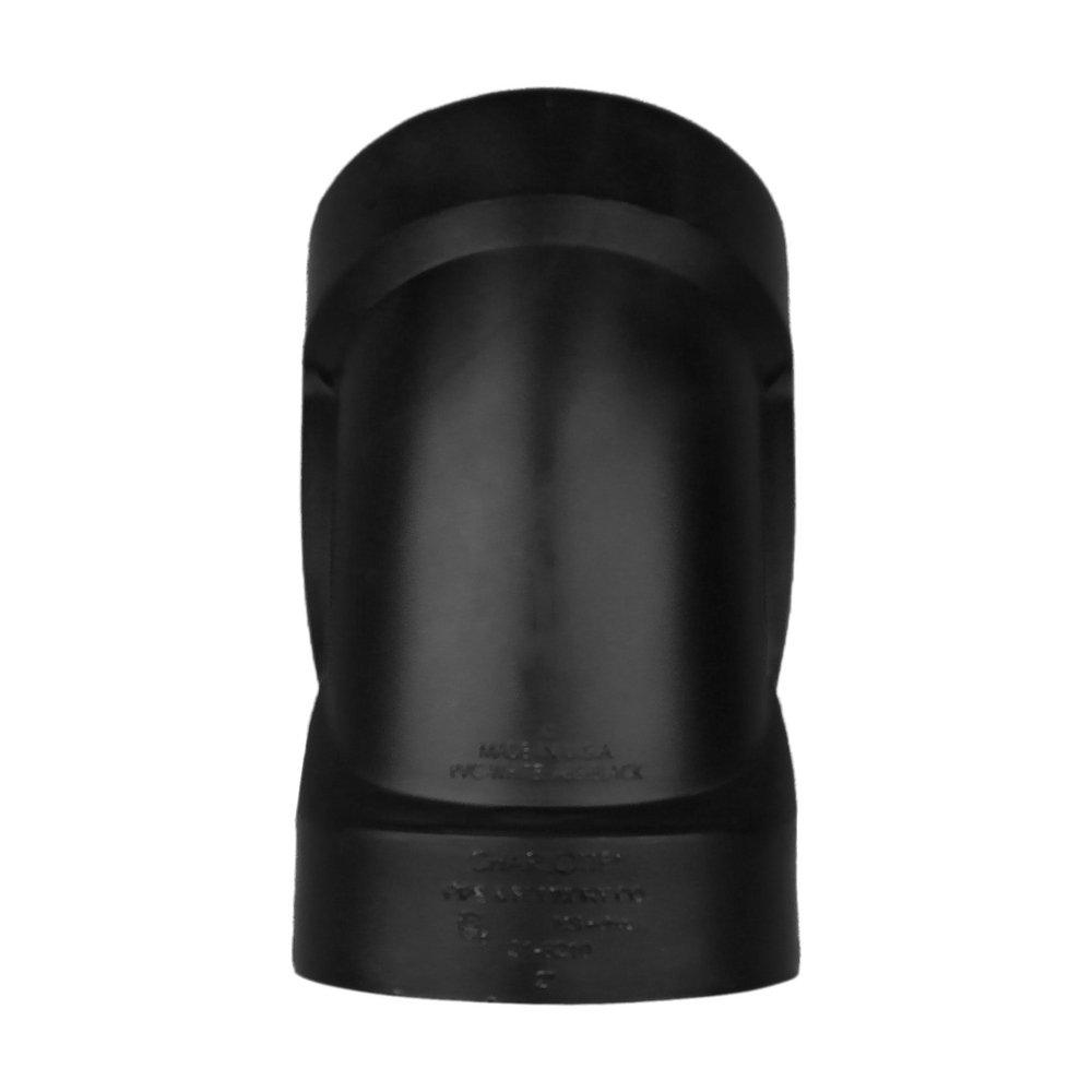 Black ABS DWV 45&deg; Elbow 