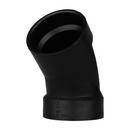 Black ABS DWV 45&deg; Elbow 