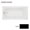 66 x 34 in. Drop-In Bathtub with End Drain in Black
