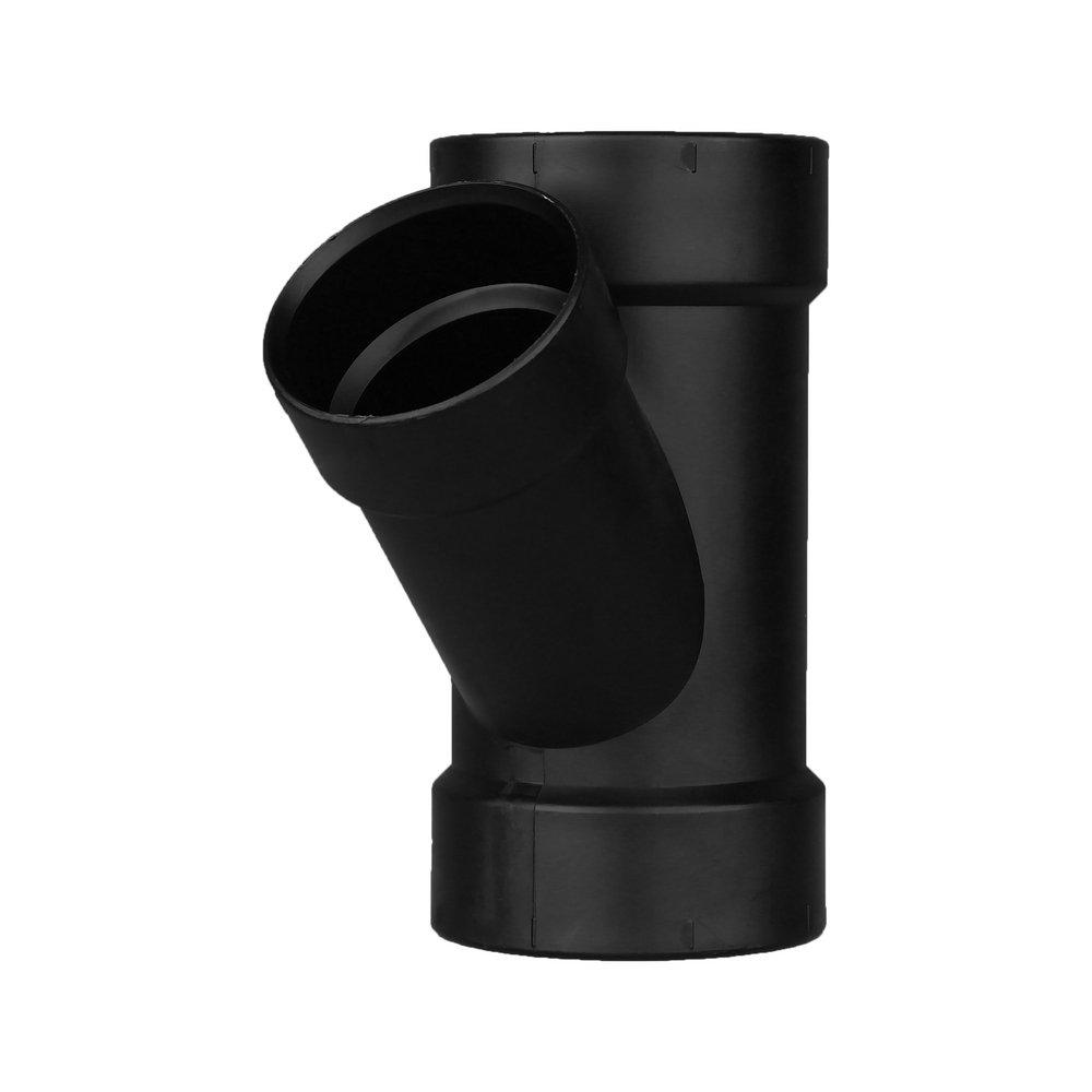 Black ABS DWV Wye 