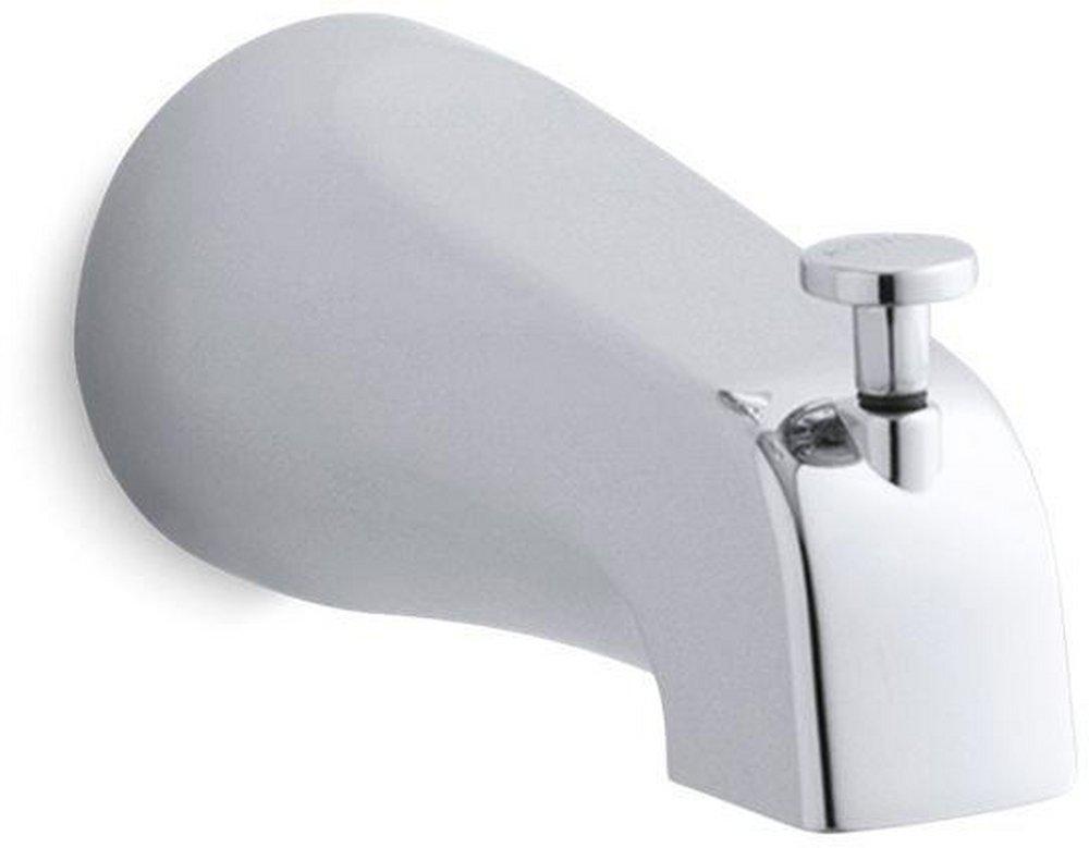 KOHLER Polished Chrome Classic Diverter Bath Spout with Slip-Fit Connection 
