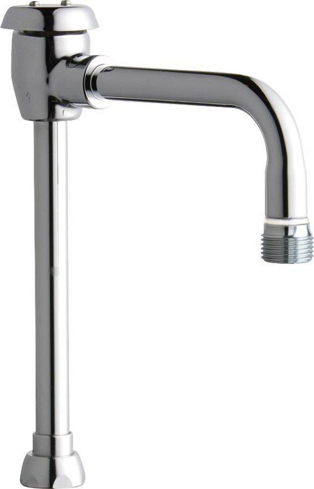 Chicago Faucets Polished Chrome 6 in. Brass Spout with Atmospheric Vacuum Breaker 