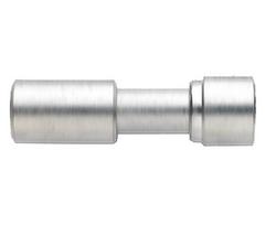 Hardened Steel Valve Lock with End Cap in Silver