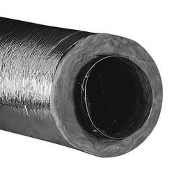 7 X 25 Silver Vinyl Flexible R6 Air Duct
