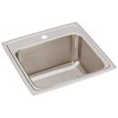 1-Hole 1-Bowl Deep Laundry Sink in Lustrous Highlighted Satin