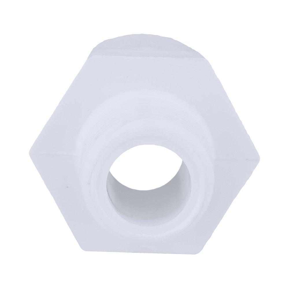 White PVC Schedule 40 Male Adapter 