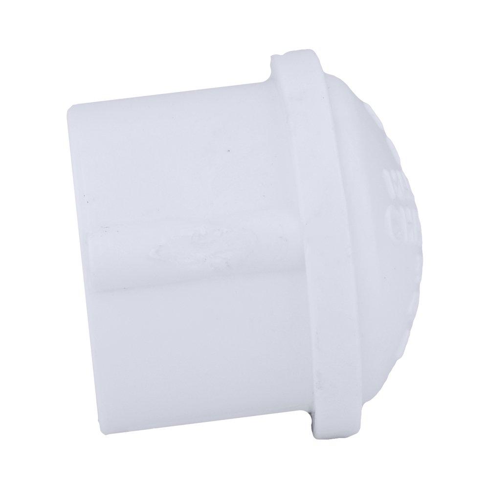 White PVC Schedule 40 FPT Cap 