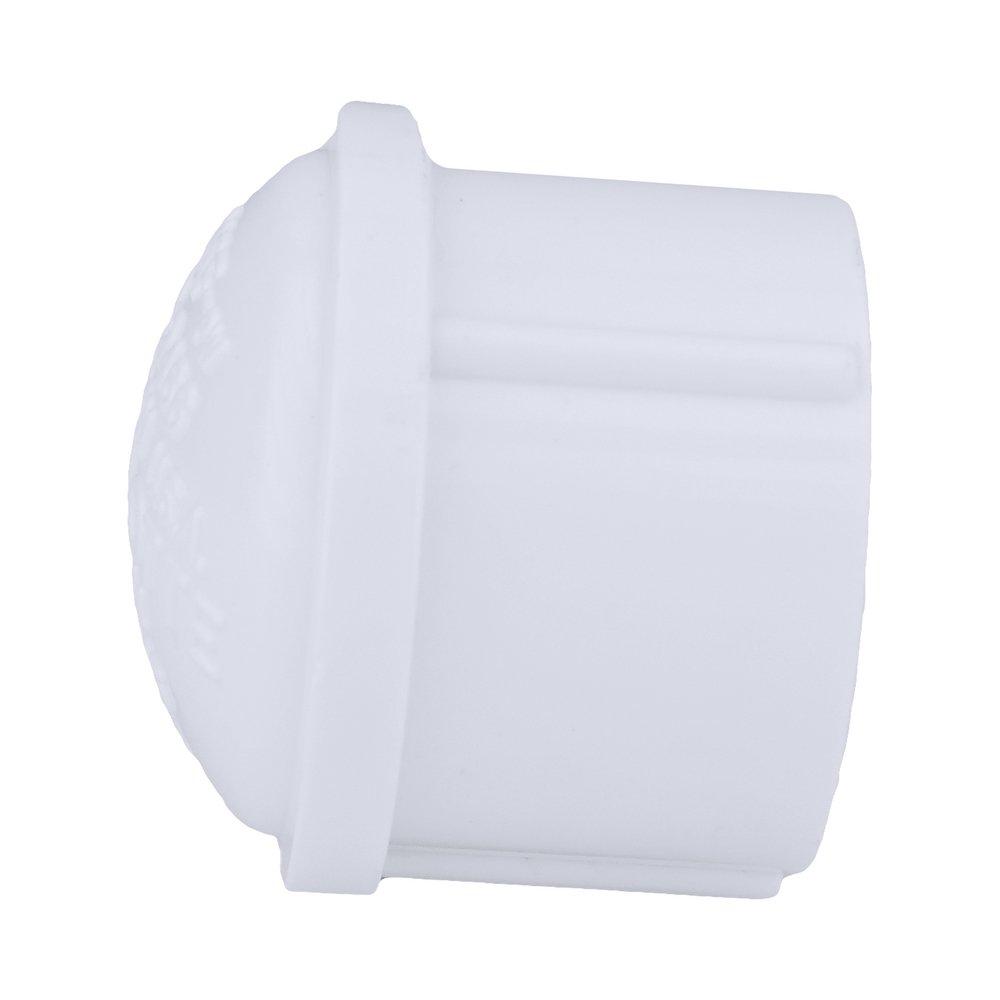 White PVC Schedule 40 FPT Cap 