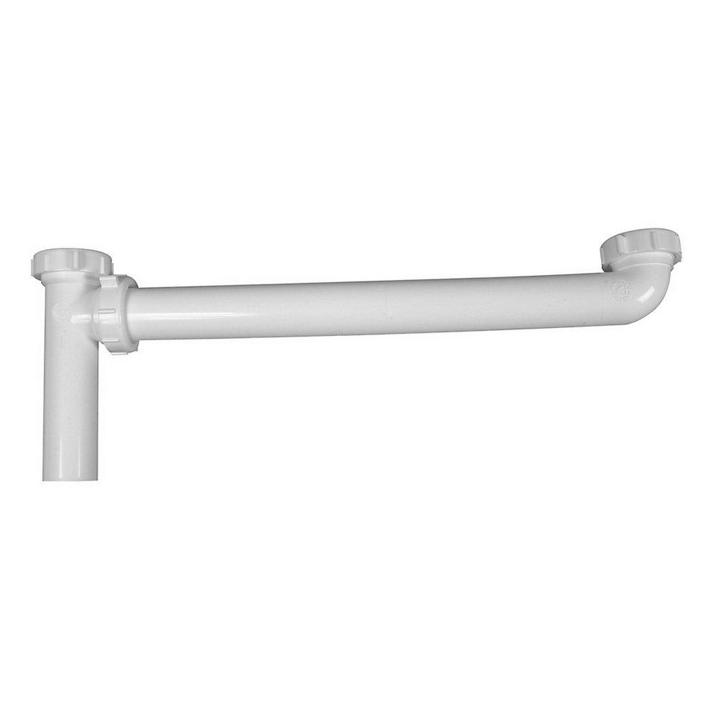 Dearborn White Slip-Joint End Outlet Waste in White 