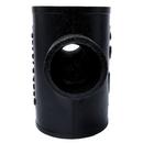 Black No-Hub Cast Iron Sanitary Cross 