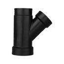 Black ABS DWV Wye 