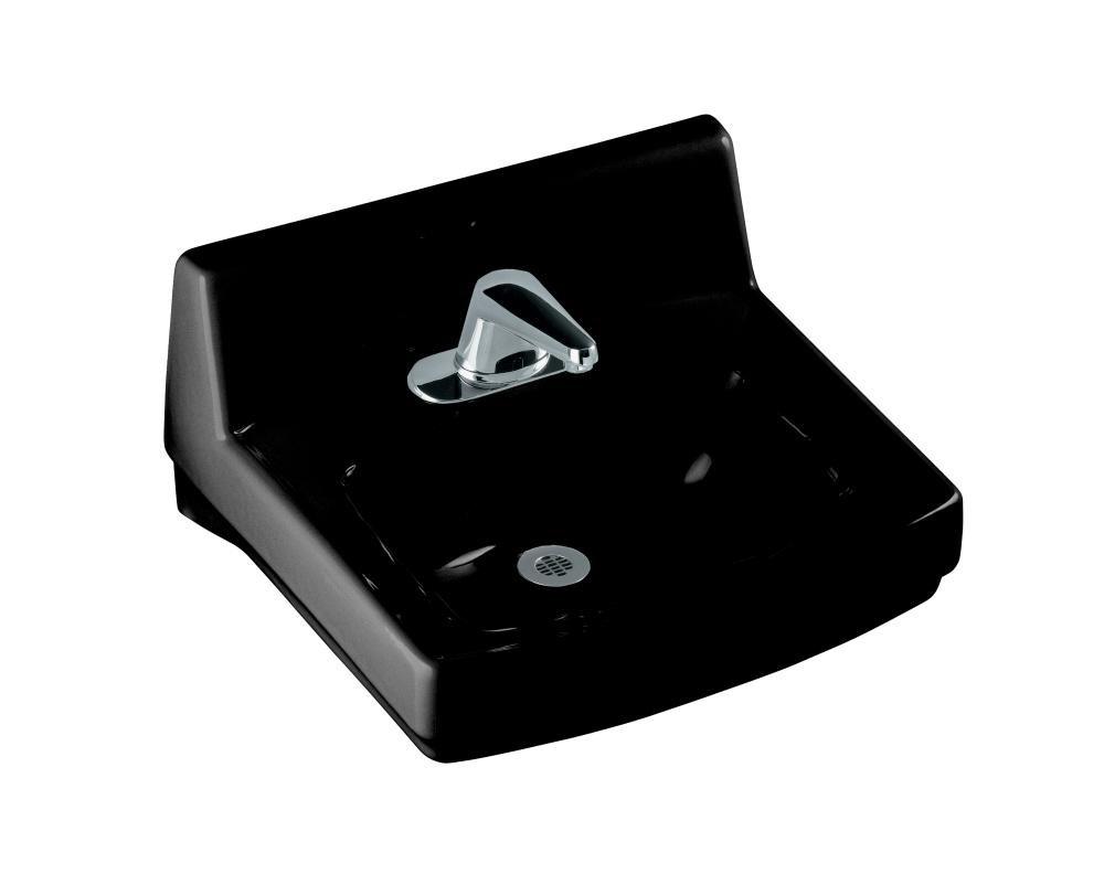 KOHLER Black Black&trade; Wall Mount Basin 