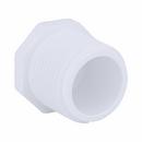 White PVC Schedule 40 MPT Plug 