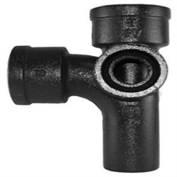 4 in. Hub x Spigot Single Valve Cast Iron Sanitary Tee