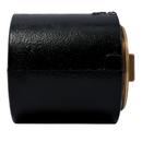 Black Spigot x FNPT Cast Iron Reducing Cleanout Ferrule with Plug 
