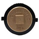 Black Spigot x FNPT Cast Iron Reducing Cleanout Ferrule with Plug 