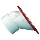 White PVC DWV Offset Adjustable Metal Ring Closet Flange 