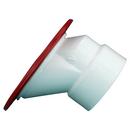 White PVC DWV Offset Adjustable Metal Ring Closet Flange 