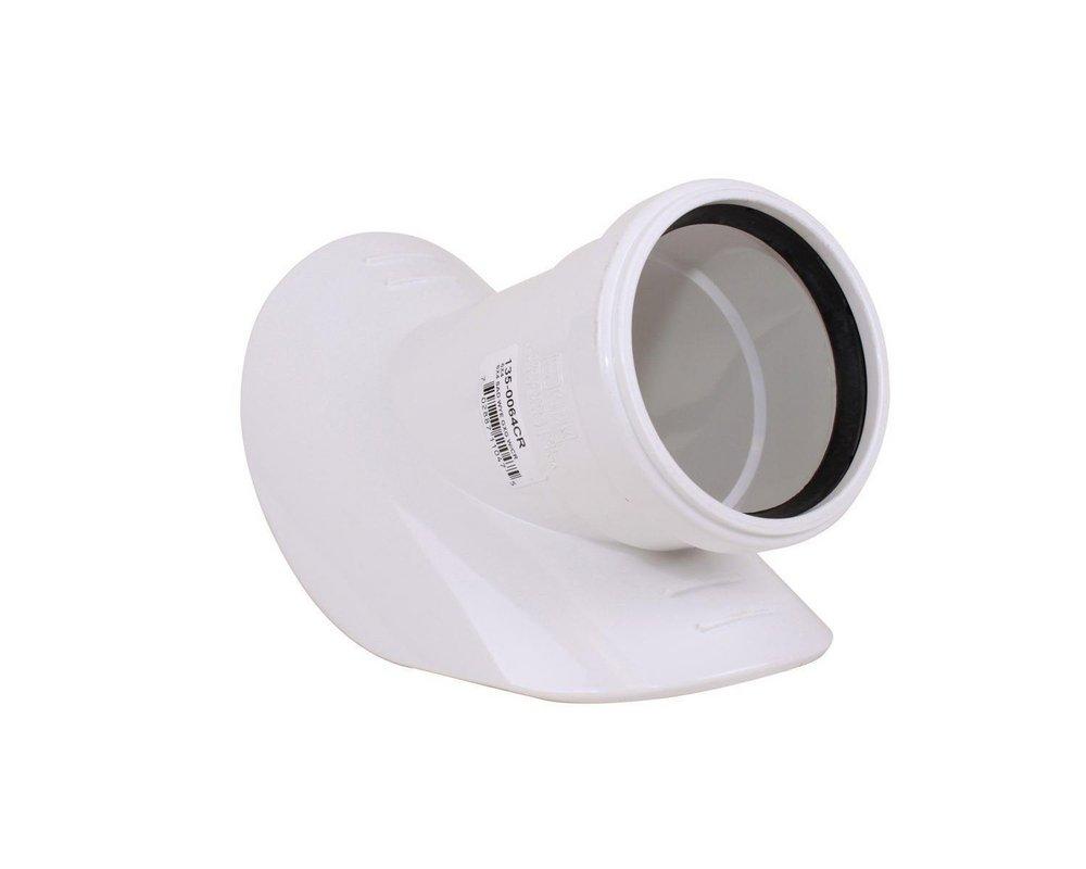 TRENCH TOUGH PLUS Gasket PVC Saddle Sewer Wye w/ Strap 