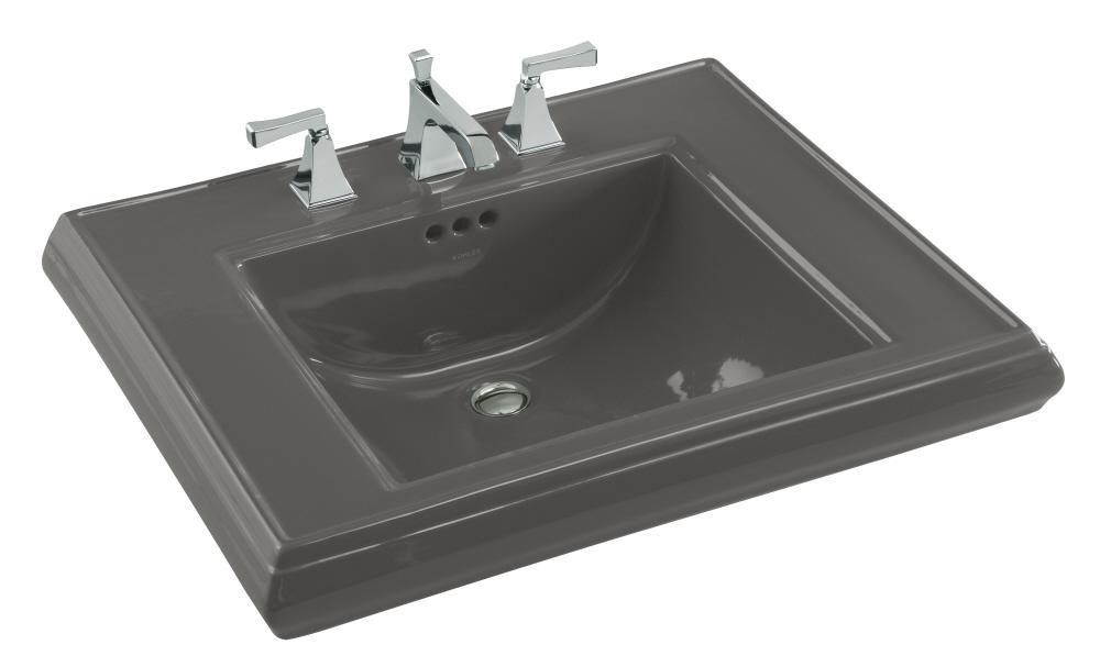 KOHLER Thunder&trade; Grey Pedestal Vessel 