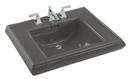 27-5/16 x 22-1/8 in. Rectangular Dual Mount Bathroom Sink in Thunder™ Grey