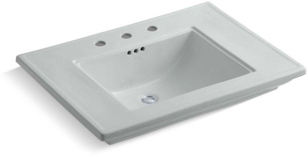 KOHLER Ice&trade; Grey Pedestal Vessel Sink 