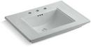 KOHLER Ice&trade; Grey Pedestal Vessel Sink 