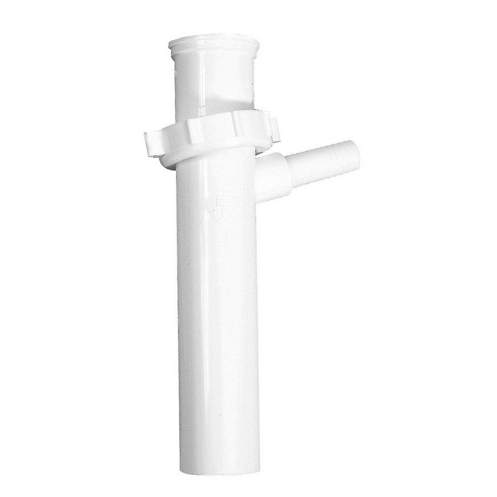 Dearborn White Direct Connect Tailpiece in White 