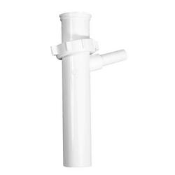 8 in. Direct Connect Tailpiece in White