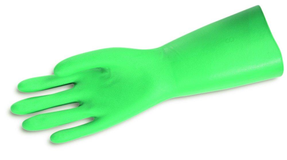 Memphis Glove Green Nitrile Gloves on Green 