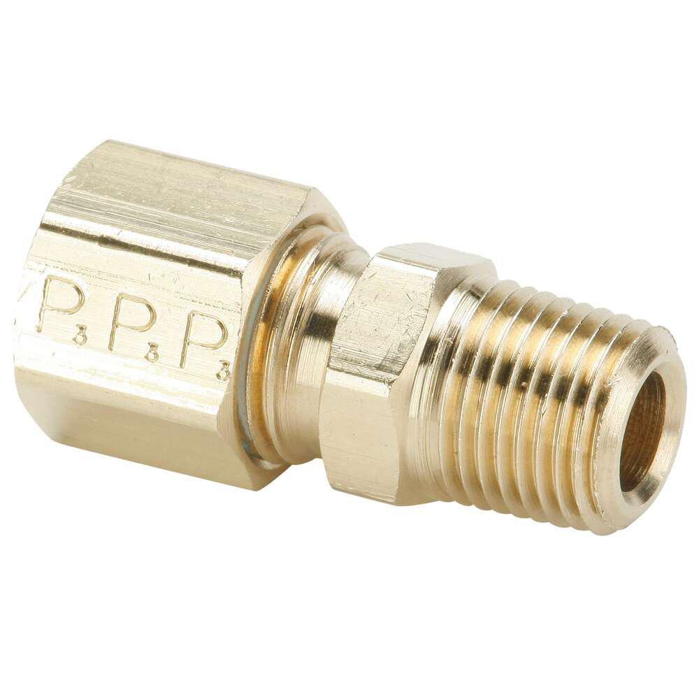 Parker Hannifin Compression x MPT Brass Reducing Connector 