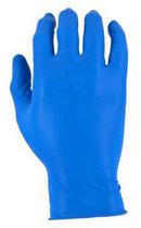 Majestic Glove Blue 6 mil Powder Coated Rubber Ambidextrous and Industrial Disposable Gloves in Blue (Box of 100) 