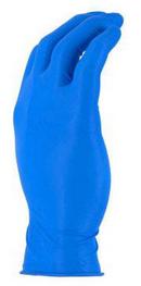 Majestic Glove Blue 6 mil Powder Coated Rubber Ambidextrous and Industrial Disposable Gloves in Blue (Box of 100) 