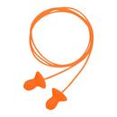 26 dB Corded Plastic Reusable Ear Plugs (Box of 100) in Orange