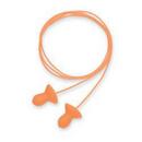26 dB Corded Plastic Reusable Ear Plugs (Box of 100) in Orange