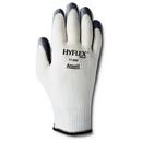 Foam Nitrile and Palm Coated Plastic Reusable Safety Gloves in Grey Size 9
