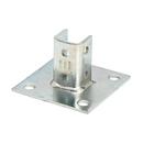 3-1/2 in. x 4 in. Zinc Plated Square Strut Post Base