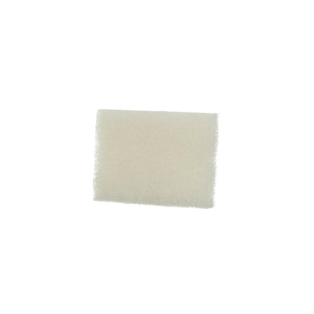 Scotch-Brite&trade; White 3-1/2 x 5 in. Light Duty Scrubbing Pad (Case of 40) 